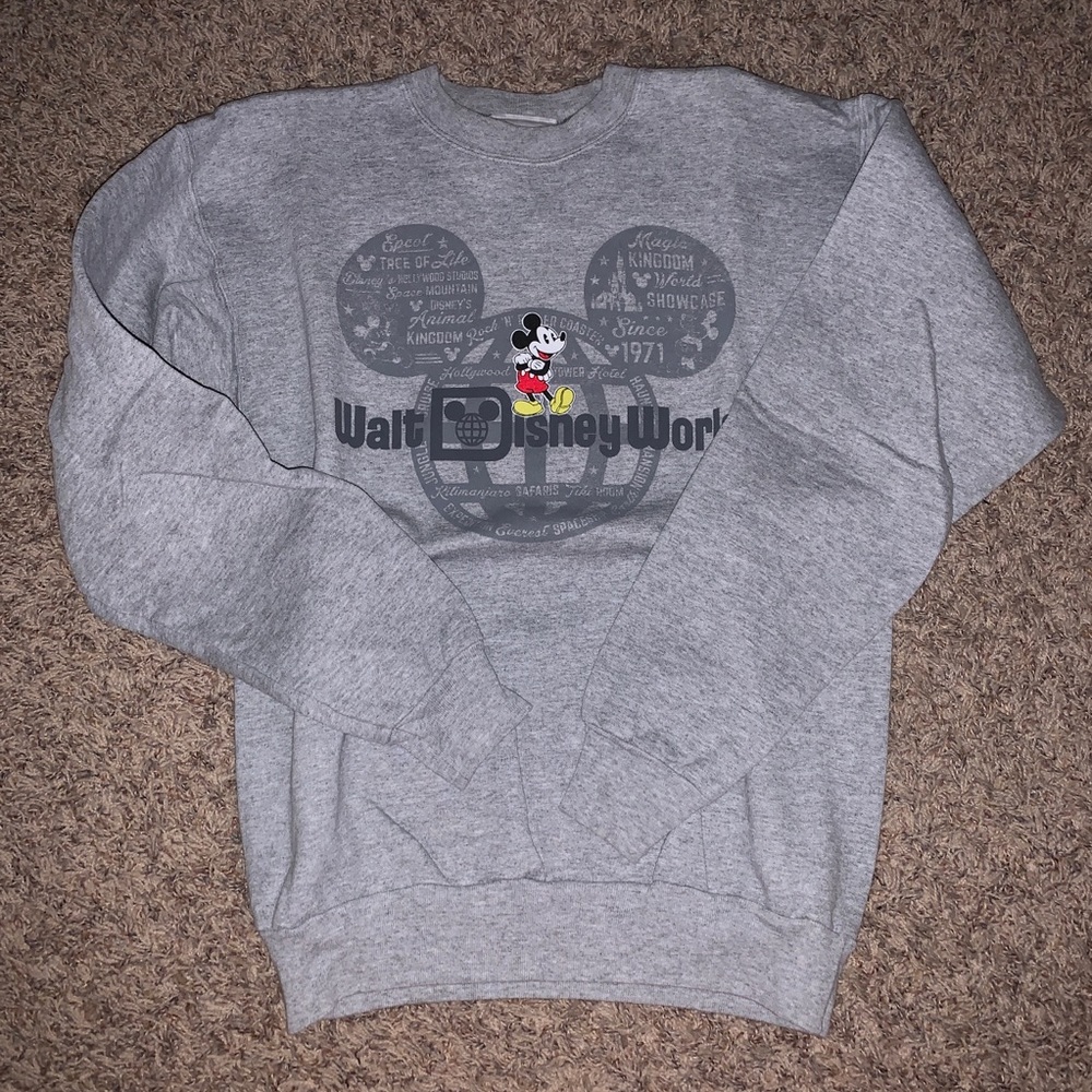 “walt disney world” sweatshirt